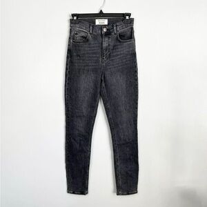 Reformation Size 24 • High Waist Skinny Gibson Black Wash Wash Jeans.